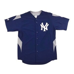 Majestic Baseball Jersey Men Large New York